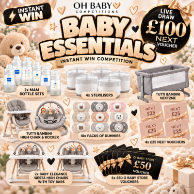 BABY ESSENTIALS INSTANT WIN + £100 NEXT VOUCHER